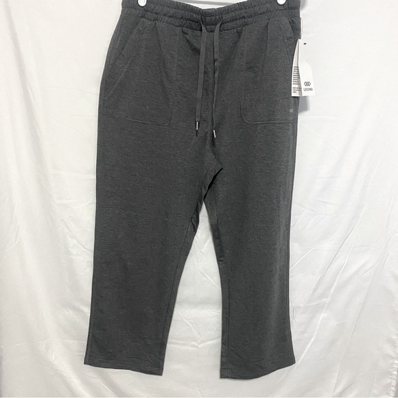 LEG3ND Women’s Freeform Fleece Pocket Straight Leg Sweatpants Gray Size Large - Picture 2 of 9